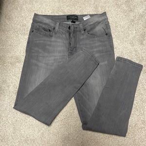 Banana Republic gray skinny jeans